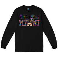 Black mess mini messy bun Long Sleeve Tee - Zillion Design Studio