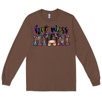 Chestnut mess mini messy bun Long Sleeve Tee - Zillion Design Studio