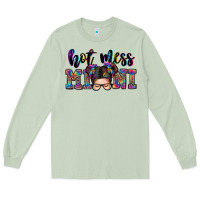 Matcha mess mini messy bun Long Sleeve Tee - Zillion Design Studio