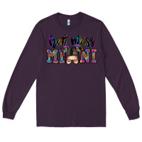 Plum mess mini messy bun Long Sleeve Tee - Zillion Design Studio