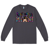 Smoke mess mini messy bun Long Sleeve Tee - Zillion Design Studio
