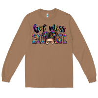 Toasted Coconut mess mini messy bun Long Sleeve Tee - Zillion Design Studio