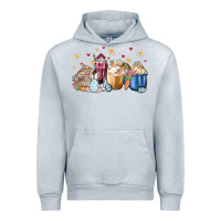 Heather Grey easter coffee cups Urban Hoodie - MaliasSmallBusiness