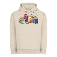 Pigment French Oak easter coffee cups Urban Hoodie - MaliasSmallBusiness