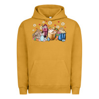 Pigment Peanut Butter easter coffee cups Urban Hoodie - MaliasSmallBusiness