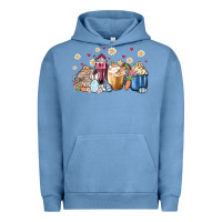 Pigment Pebble Blue easter coffee cups Urban Hoodie - MaliasSmallBusiness