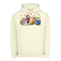 Pigment Pistachio easter coffee cups Urban Hoodie - MaliasSmallBusiness