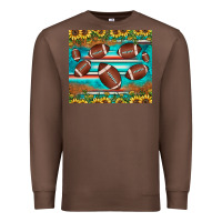 Chestnut football turquoise sunflower Premium Sweatshirt - JahusDesignShop