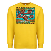 Lemon football turquoise sunflower Premium Sweatshirt - JahusDesignShop