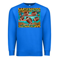 True Royal football turquoise sunflower Premium Sweatshirt - JahusDesignShop