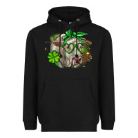 Black Charolais St. Patrick's Day Heavyweight Hoodie - OliviaCreatesArt
