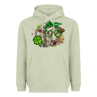 Matcha Charolais St. Patrick's Day Heavyweight Hoodie - OliviaCreatesArt