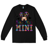 Black mess mini messy bun Long Sleeve Tee - Zillion Design Studio