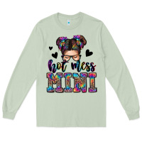 Matcha mess mini messy bun Long Sleeve Tee - Zillion Design Studio