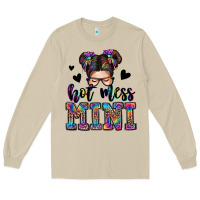 Mushroom mess mini messy bun Long Sleeve Tee - Zillion Design Studio