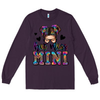 Plum mess mini messy bun Long Sleeve Tee - Zillion Design Studio
