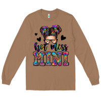 Toasted Coconut mess mini messy bun Long Sleeve Tee - Zillion Design Studio