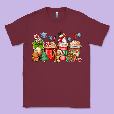 Classic Tee christmas coffee cups