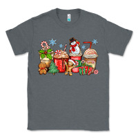 Charcoal Heather christmas coffee cups Classic Tee - Zillion Design Studio