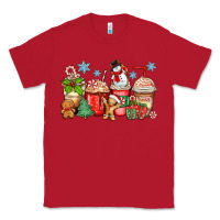 Red christmas coffee cups Classic Tee - Zillion Design Studio