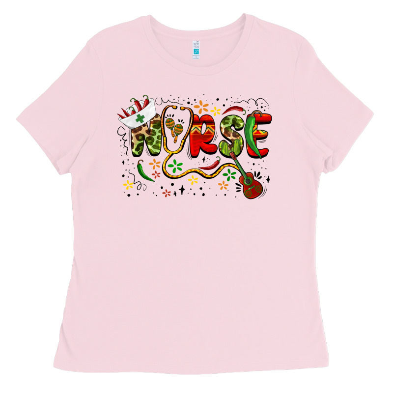 Cinco De Mayo Nurse Ladies Tee by BarkalooDesign | Teevron