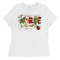 White cinco de mayo nurse Ladies Tee - BarkalooDesign
