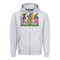 Hello Summer Gnome Zipper Hoodie | Teevron