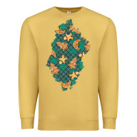 Antique Gold christmas gingerbread cookies patch Premium Sweatshirt - BundleAndBundleShop