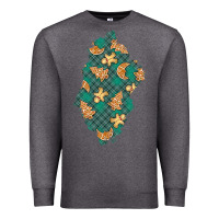 Charcoal Heather christmas gingerbread cookies patch Premium Sweatshirt - BundleAndBundleShop