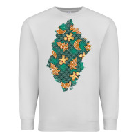 Dove Grey christmas gingerbread cookies patch Premium Sweatshirt - BundleAndBundleShop