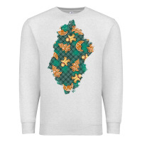 Oatmeal Heather christmas gingerbread cookies patch Premium Sweatshirt - BundleAndBundleShop