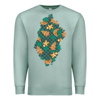 Seafoam christmas gingerbread cookies patch Premium Sweatshirt - BundleAndBundleShop