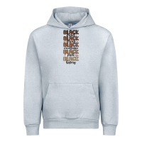 Heather Grey black history melanin malia Urban Hoodie - MaliasSmallBusiness