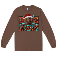 Chestnut Christmas Labrador Dog Mom Long Sleeve Tee - RanaPortraitStore
