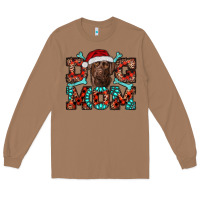 Toasted Coconut Christmas Labrador Dog Mom Long Sleeve Tee - RanaPortraitStore