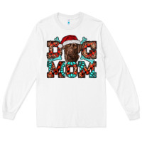 White Christmas Labrador Dog Mom Long Sleeve Tee - RanaPortraitStore