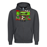 Smoke soccer nana with leopard Zipper Hoodie - Zillion Design Studio