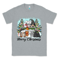 Heather Grey merry christmas gnomes Classic Tee - Zillion Design Studio