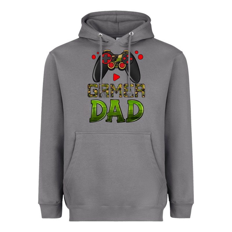 Gamer Dad Heavyweight Hoodie by HRA Design Shop | Teevron