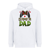 White gamer dad Heavyweight Hoodie - HRA Design Shop
