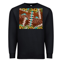 Black football leopard gemstone sunflower Premium Sweatshirt - JahusDesignShop
