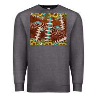 Charcoal Heather football leopard gemstone sunflower Premium Sweatshirt - JahusDesignShop