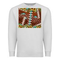 Dove Grey football leopard gemstone sunflower Premium Sweatshirt - JahusDesignShop