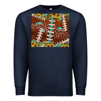 Navy football leopard gemstone sunflower Premium Sweatshirt - JahusDesignShop