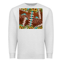 Oatmeal Heather football leopard gemstone sunflower Premium Sweatshirt - JahusDesignShop