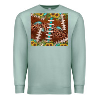 Seafoam football leopard gemstone sunflower Premium Sweatshirt - JahusDesignShop