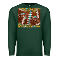 Sports Green football leopard gemstone sunflower Premium Sweatshirt - JahusDesignShop