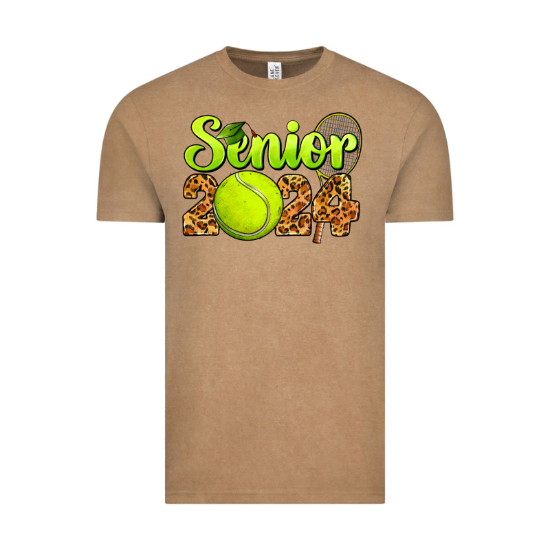 Tennis Senior 2024 Vintage Tee by BarkalooDesign | Teevron