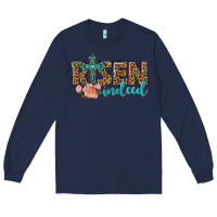 Navy risen indeed Long Sleeve Tee - texasbilliewilder