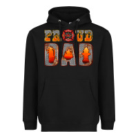 Black proud dad Heavyweight Hoodie - HRA Design Shop